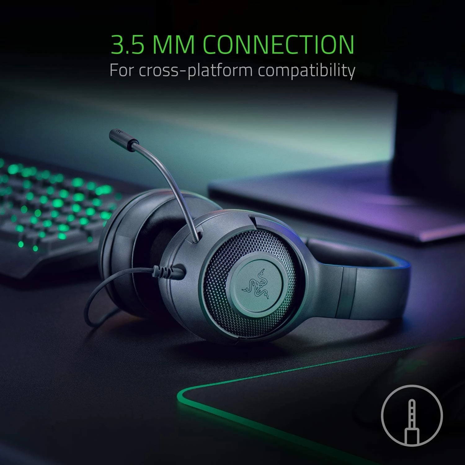 RAZER Kraken X Lite 7.1 Gaming Headset - Black
