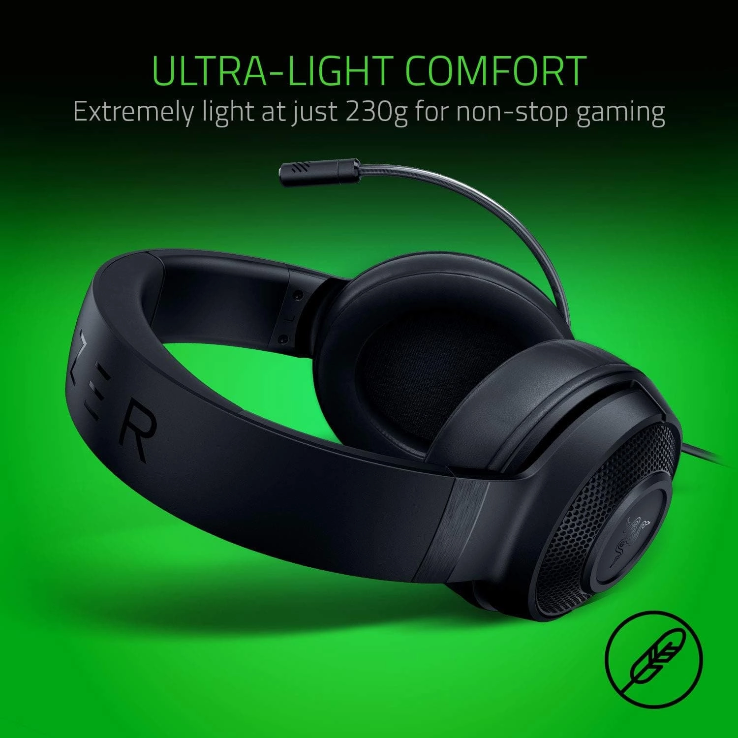RAZER Kraken X Lite 7.1 Gaming Headset - Black