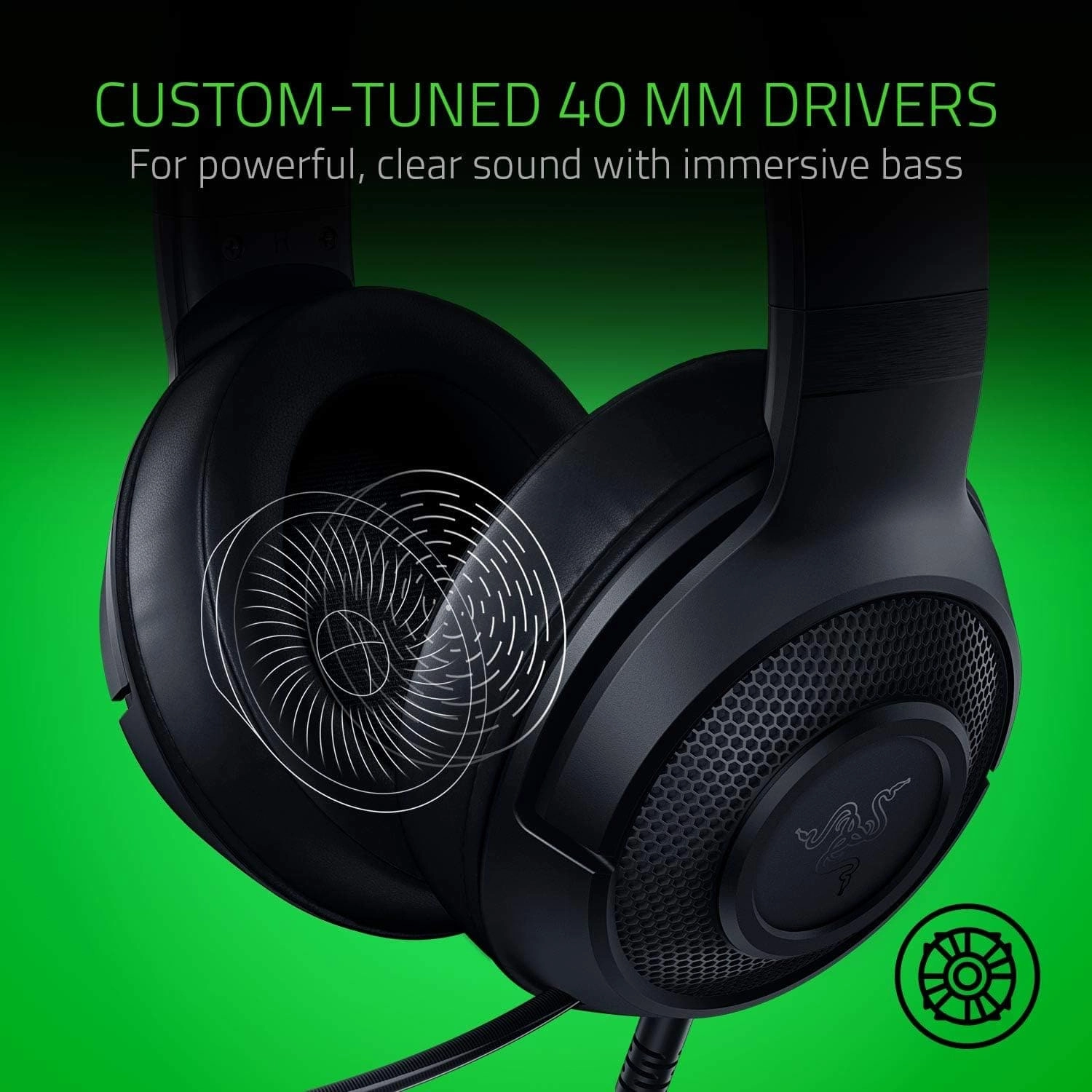 RAZER Kraken X Lite 7.1 Gaming Headset - Black
