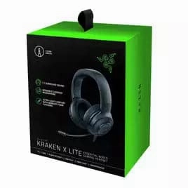 RAZER Kraken X Lite 7.1 Gaming Headset - Black earbuds and headphones, true wireless earbuds, noise cancelling earbuds