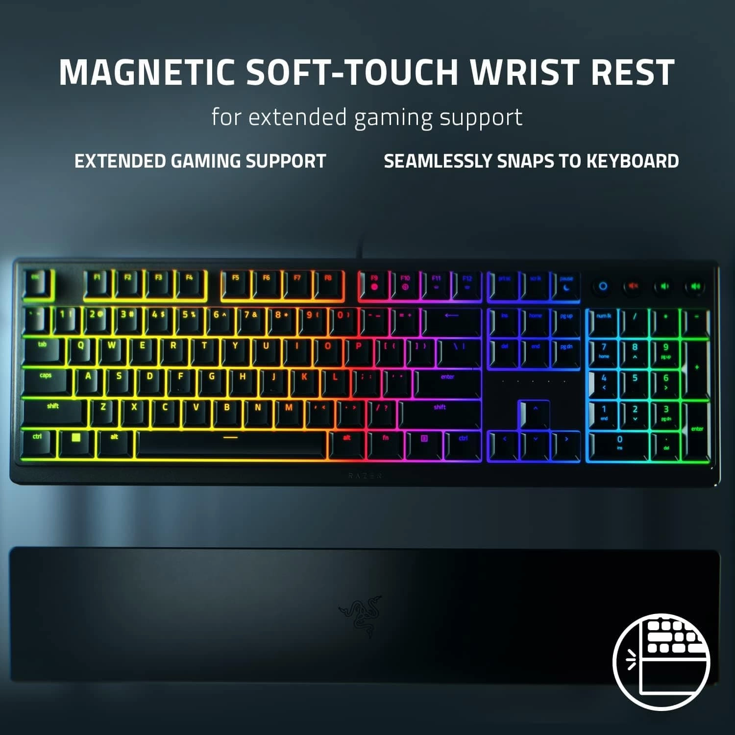 RAZER Ornata V3 Gaming Keyboard - Black