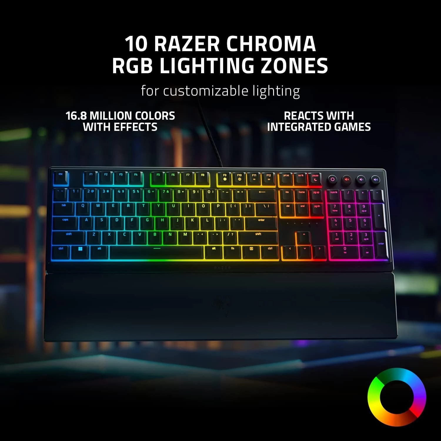 RAZER Ornata V3 Gaming Keyboard - Black