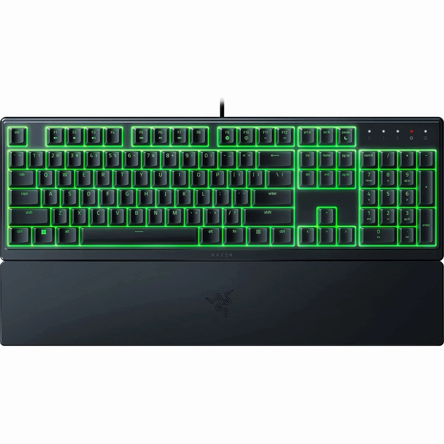 Razer Ornata V3 X - Low-profile membrane Keyboard Chroma RGB (Hybrid Membrane Switch, Ergonomic Wrist Rest) UK Layout | Black computing devices, pc accessories, cheap computer online