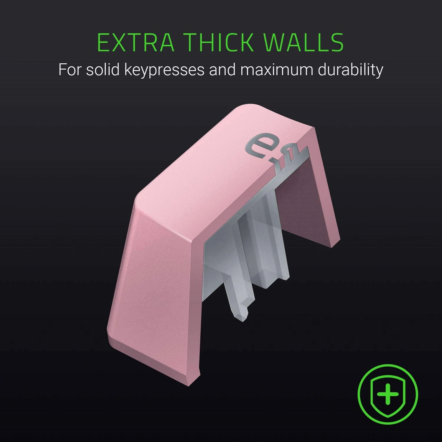 RAZER PBT Keycap Upgrade Set - UK/US Layout, Quartz Pink