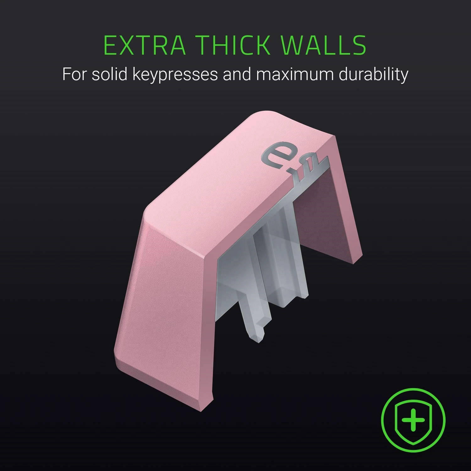 RAZER PBT Keycap Upgrade Set - UK/US Layout, Quartz Pink