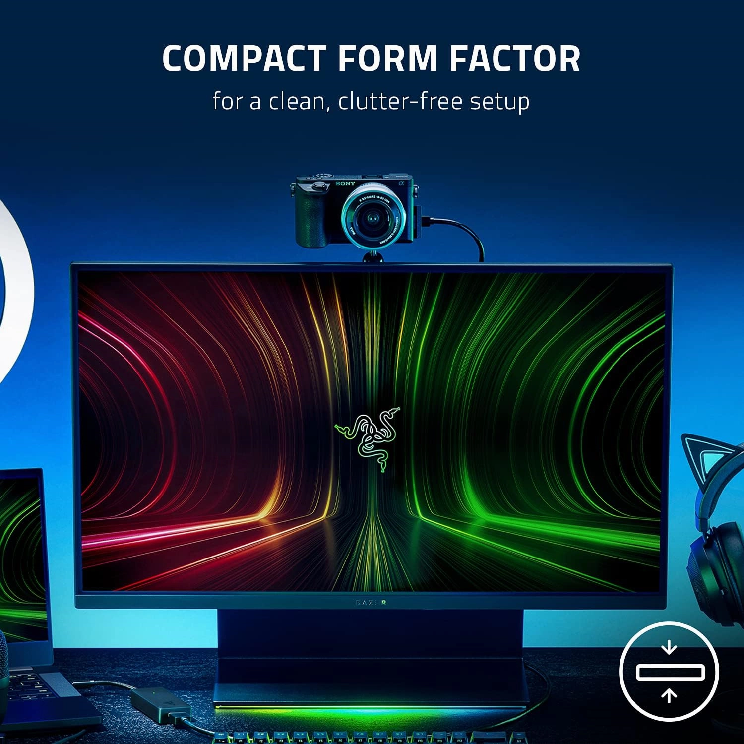 Razer Ripsaw X - USB Capture Card with 4K Camera Connection for Full 4K Streaming (4K 30FPS Capture, HDMI 2.0, USB 3.0, Plug and Play, Streaming Software Compitable, Compact Form Factor) Black