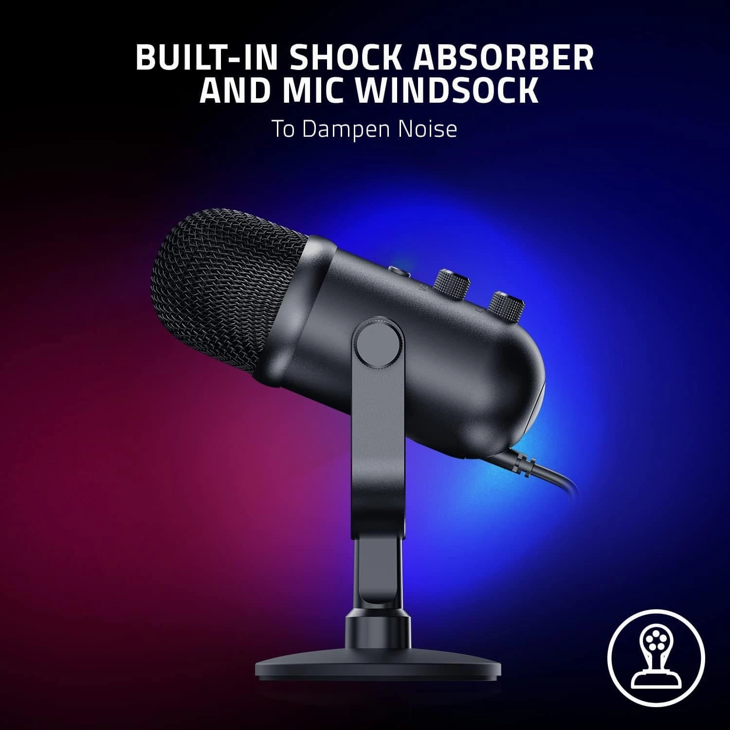 Razer Seiren V2 Pro - Professional-Grade USB Microphone for Streamers- Black