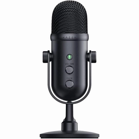 Razer Seiren V2 Pro - Professional-Grade USB Microphone for Streamers- Black computing devices, pc accessories, cheap computer online