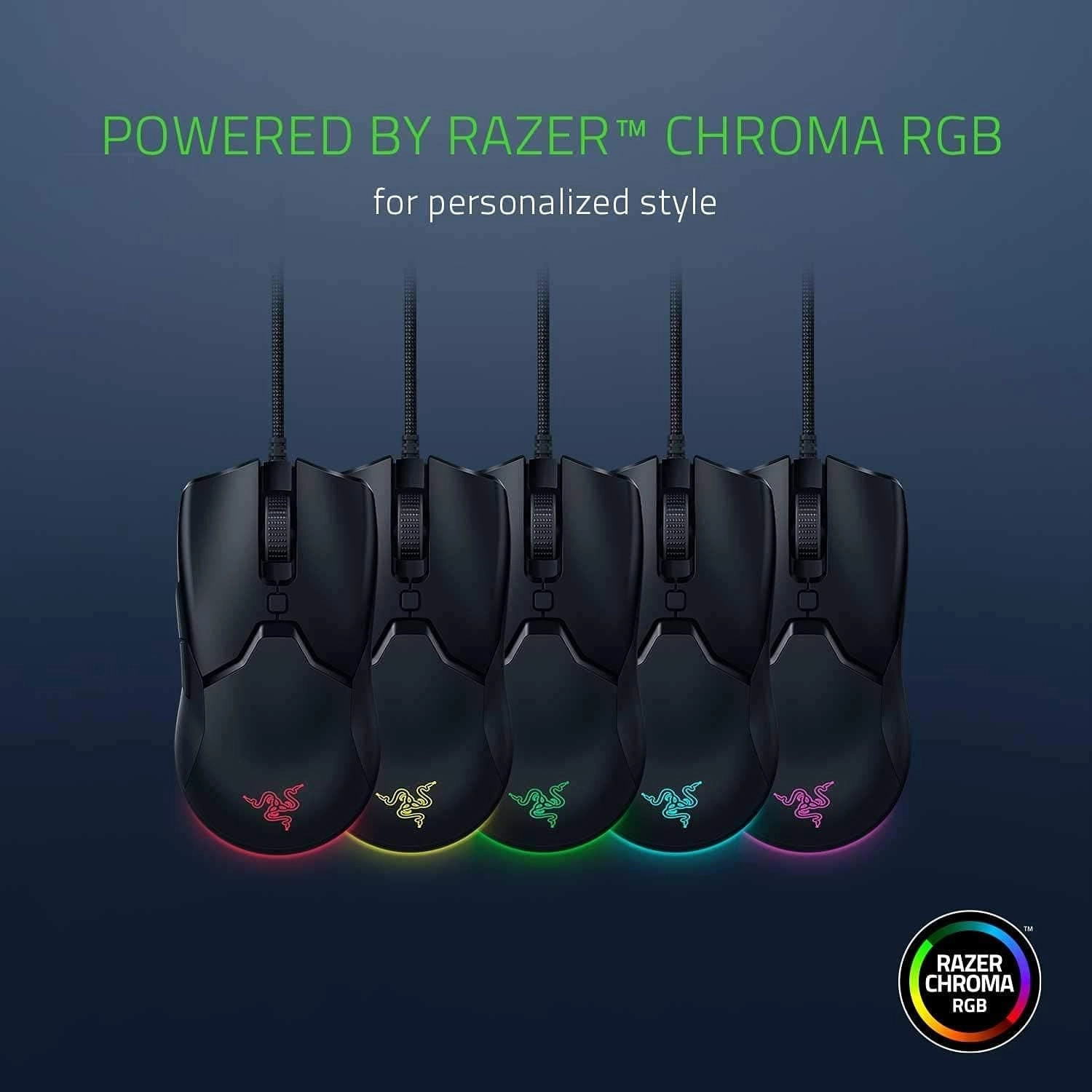 Razer Viper Mini Wired Gaming Mouse for PC and Mac - Black