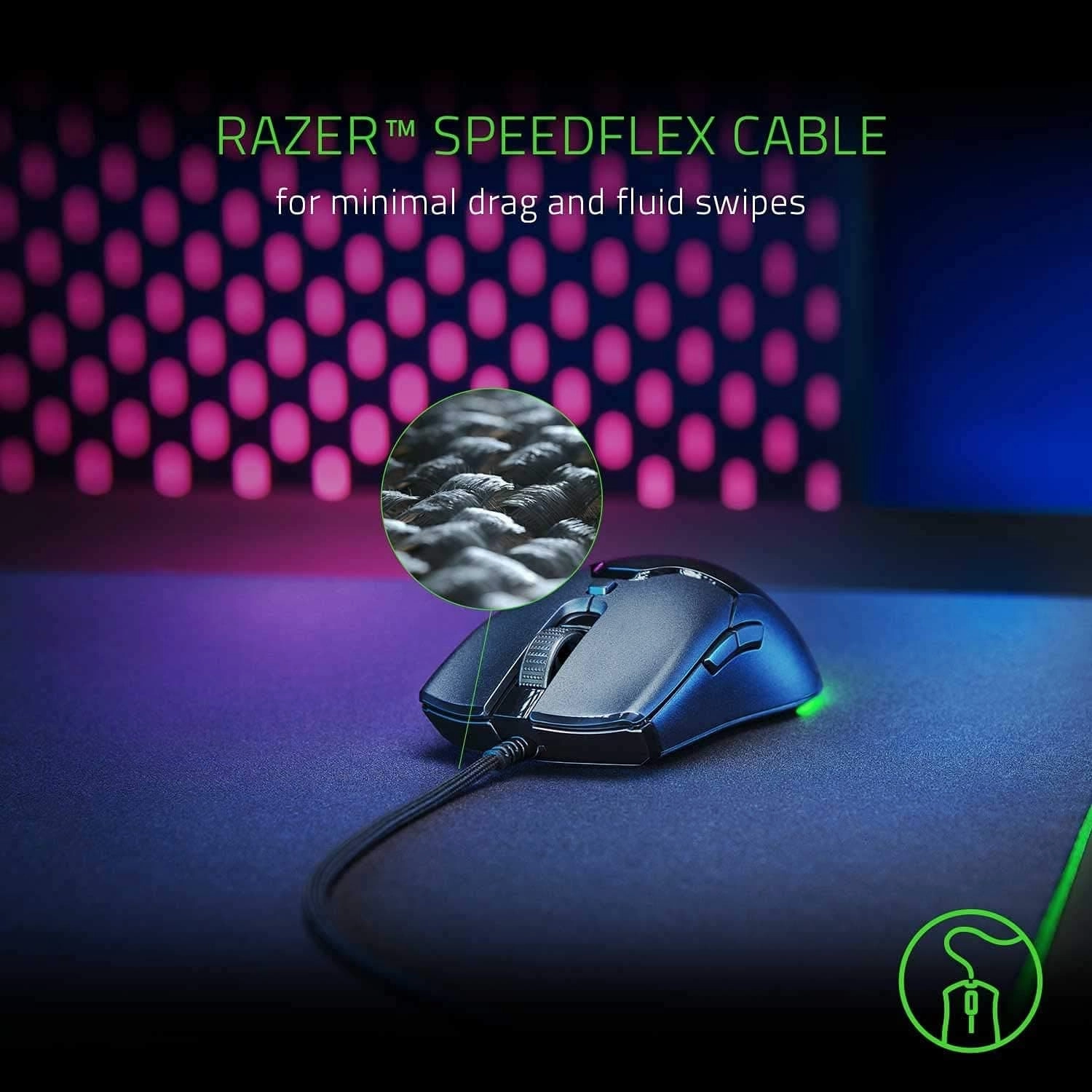 Razer Viper Mini Wired Gaming Mouse for PC and Mac - Black