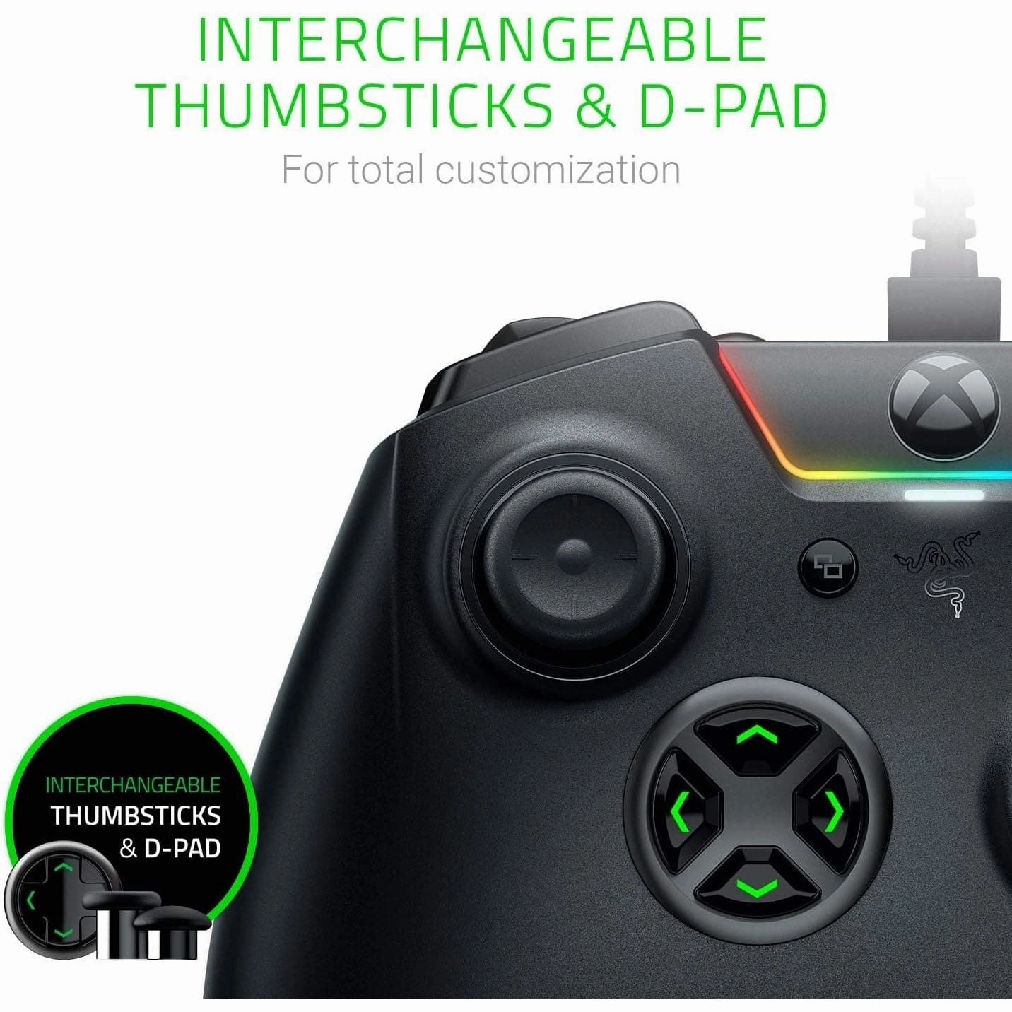 Razer Wolverine Ultimate - Wired Gaming Controller for Xbox One   Xbox Series X / S   PC with Chroma RGB
