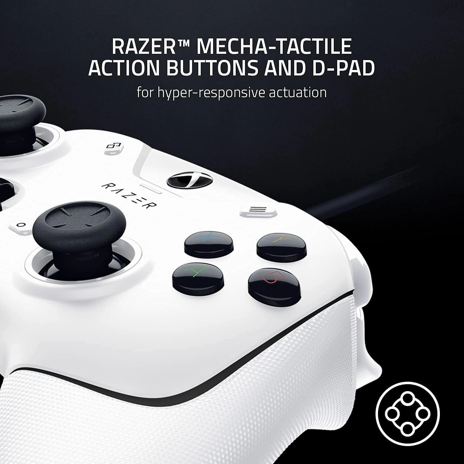 Razer Wolverine V2 - Wired Gaming Controller for Xbox Series X/S/One & PC (2 Freely Assignable Multifunction Buttons, Action Buttons and D-Pad, Hair Trigger Mode, 3.5 mm Analogue Audio Port) Mercury