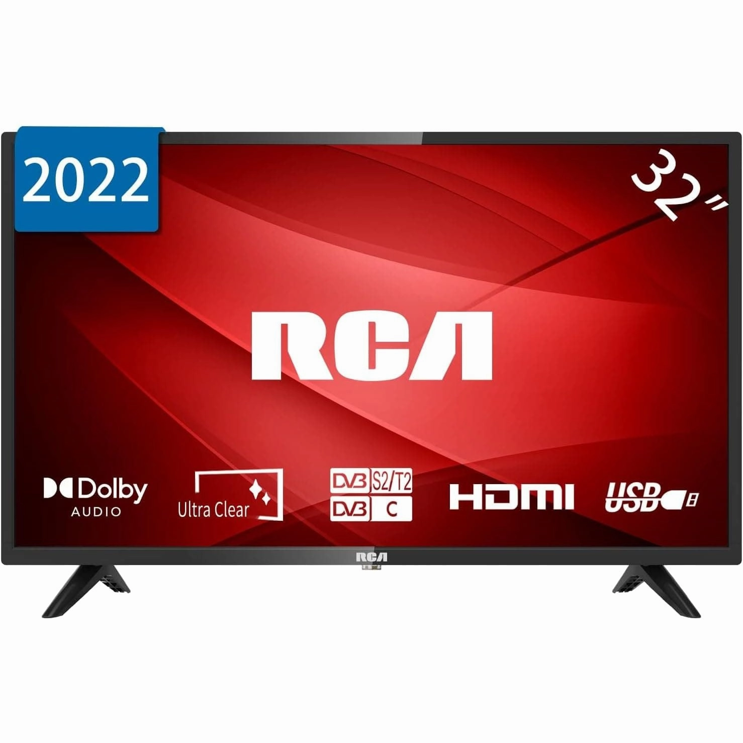 RCA 32-Inch HD LED TV RB32H2-UK with Dolby Audio, HDMI, VGA, SCART, USB Media Player, DVB-T2/C, Digital Audio Output xbox console, buy xbox series x, xbox accessories online