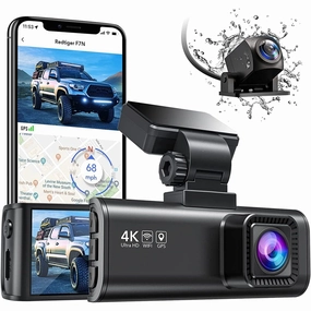 REDTIGER F7N Dash Cam 4K with WiFi GPS Front 4K/2.5K and Rear 1080P Dual Dash Camera for Cars,3.18" Display Dashcam,170 Wide Angle Dashboard Camera Recorder,Parking Monitor,Support 256GB Max digital cameras, buy mirrorless camera, compact cameras sale