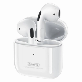 REMAX In-Ear True Wireless Stereo Music Earbuds white (TWS-10i) over ear headphones,wireless earphones,headphone accessories,bluetooth earbuds