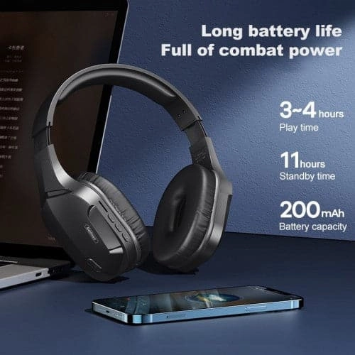 REMAX RB-750HB Wireless Gaming Bluetooth V5.0 Headphone (Black)