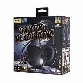 REMAX RB-750HB Wireless Gaming Bluetooth V5.0 Headphone (Black) earbuds and headphones, true wireless earbuds, noise cancelling earbuds