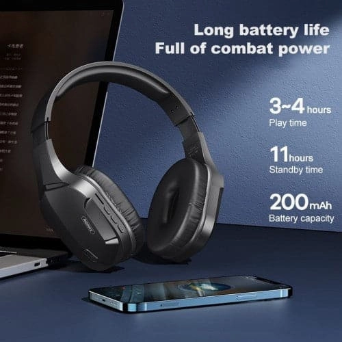 REMAX RB-750HB Wireless Gaming Bluetooth V5.0 Headphone (Black)