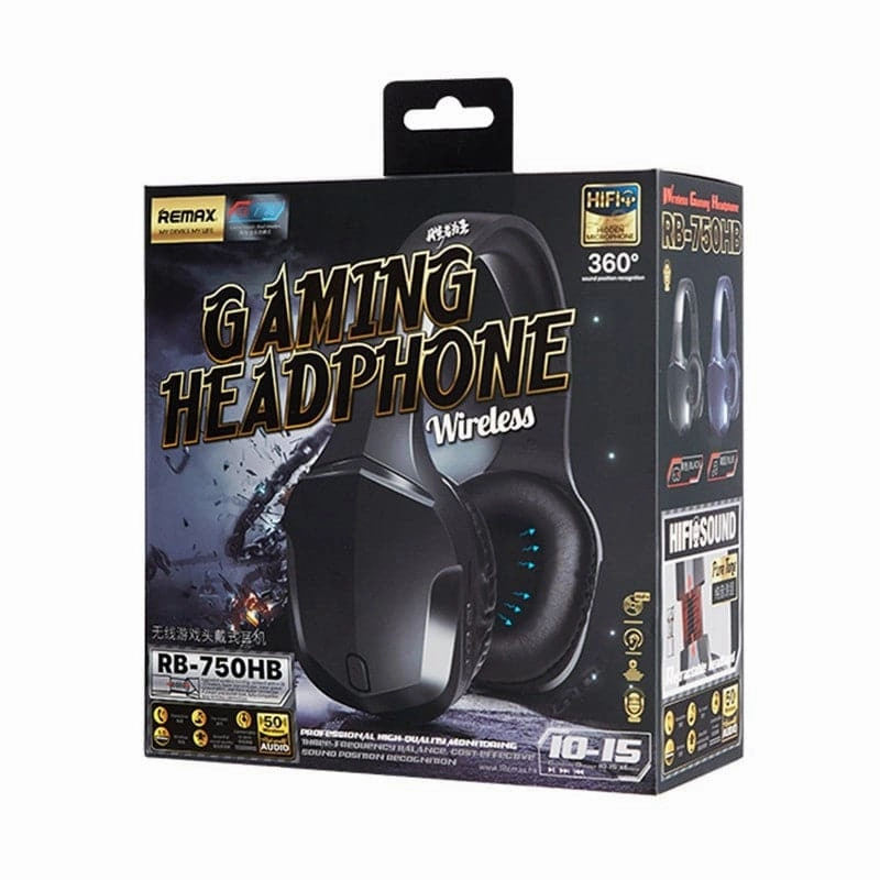 REMAX RB-750HB Wireless Gaming Bluetooth V5.0 Headphone (Black) buy laptop online, cheap gaming laptop, best business laptops