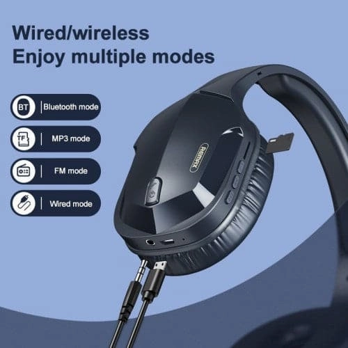 REMAX RB-750HB Wireless Gaming Bluetooth V5.0 Headphone (Black)