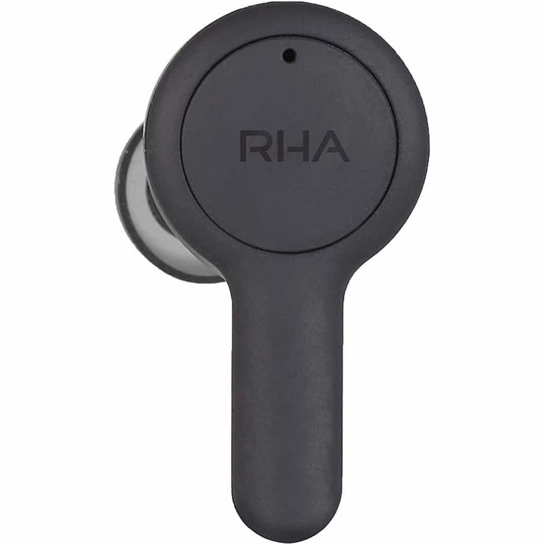 RHA Trueconnect - Carbon Black: True Wireless Earbuds with Bluetooth 5 & Sweatproof for Sport Activity