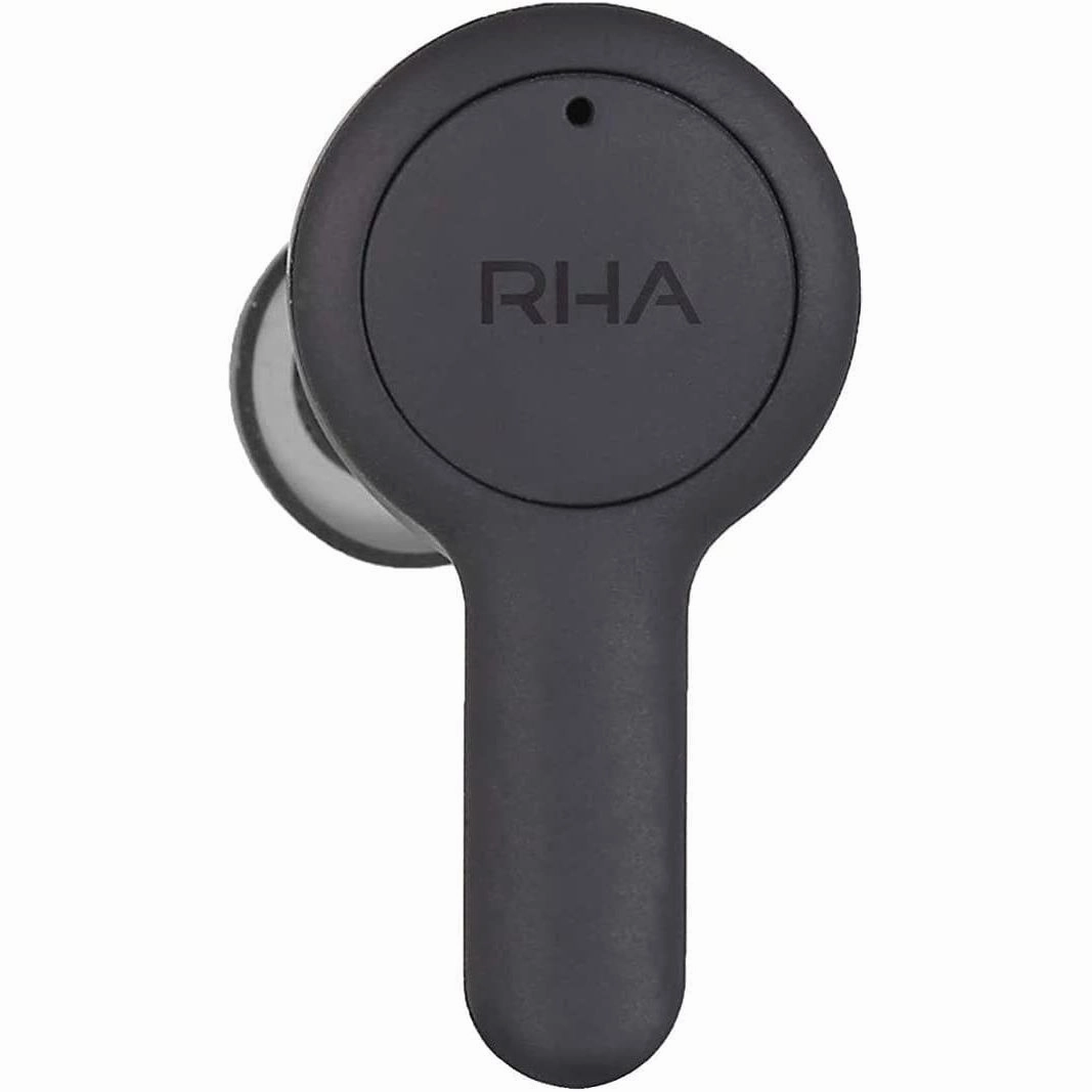 RHA Trueconnect - Carbon Black: True Wireless Earbuds with Bluetooth 5 & Sweatproof for Sport Activity
