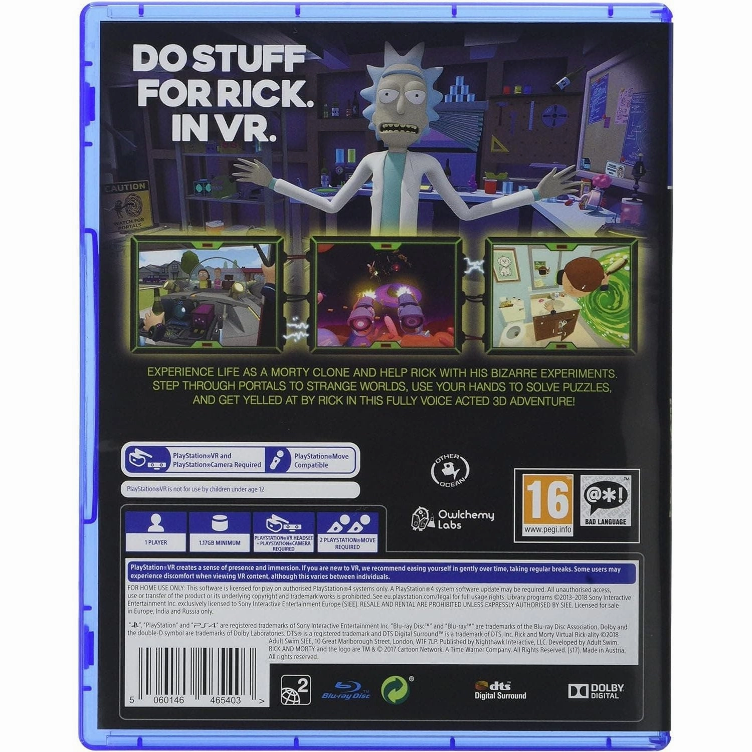Rick and Morty Virtual Rick-Ality (PS4)