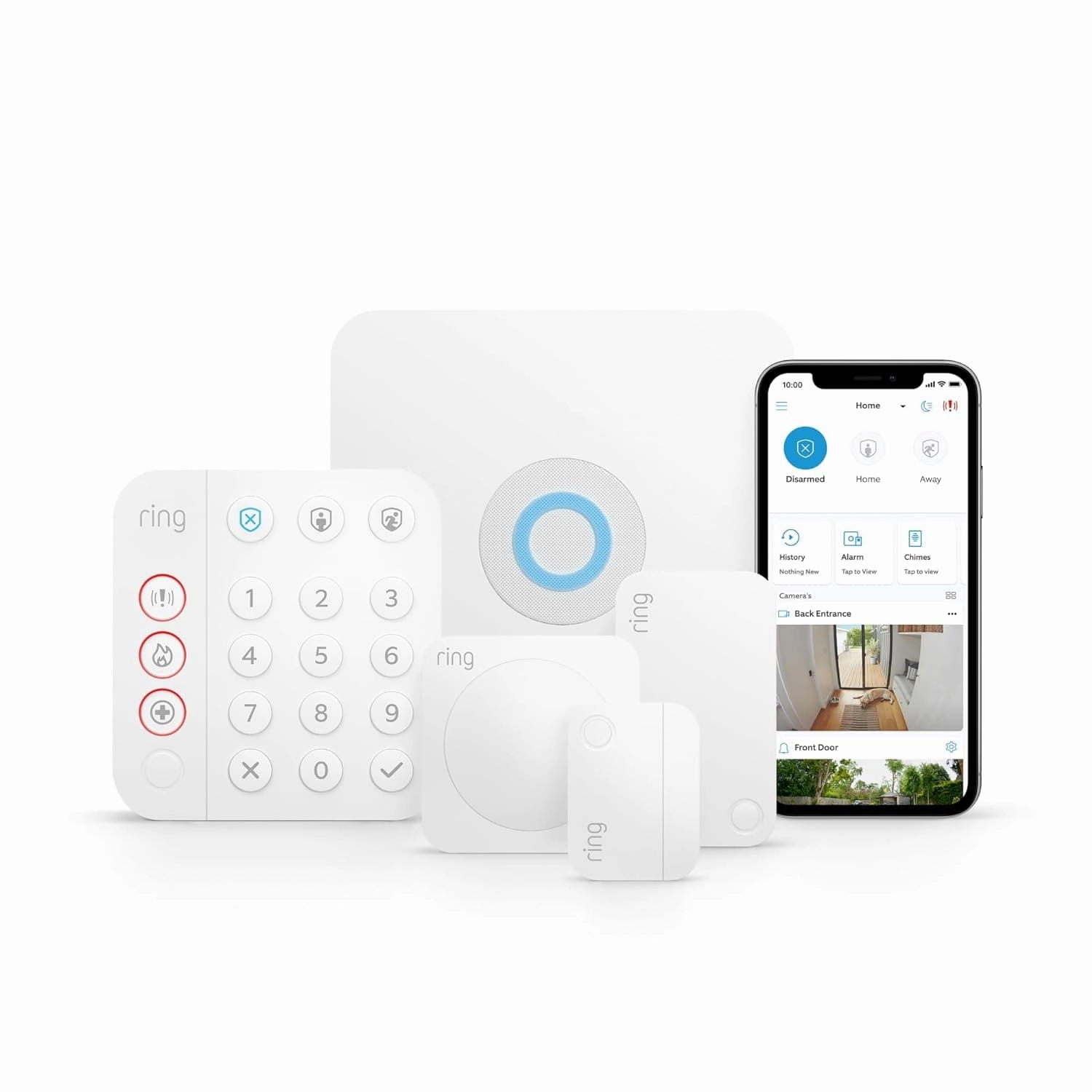 Ring Alarm Pack - Smart Home Security System by Amazon, Assisted Monitoring Option, Works with Alexa, No Long-Term Commitments xbox console, buy xbox series x, xbox accessories online