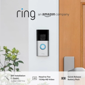 Ring Battery Video Doorbell Plus DIY Wireless Security Camera with Advanced Features camera accessories, dslr camera accessories, best camera tripod
