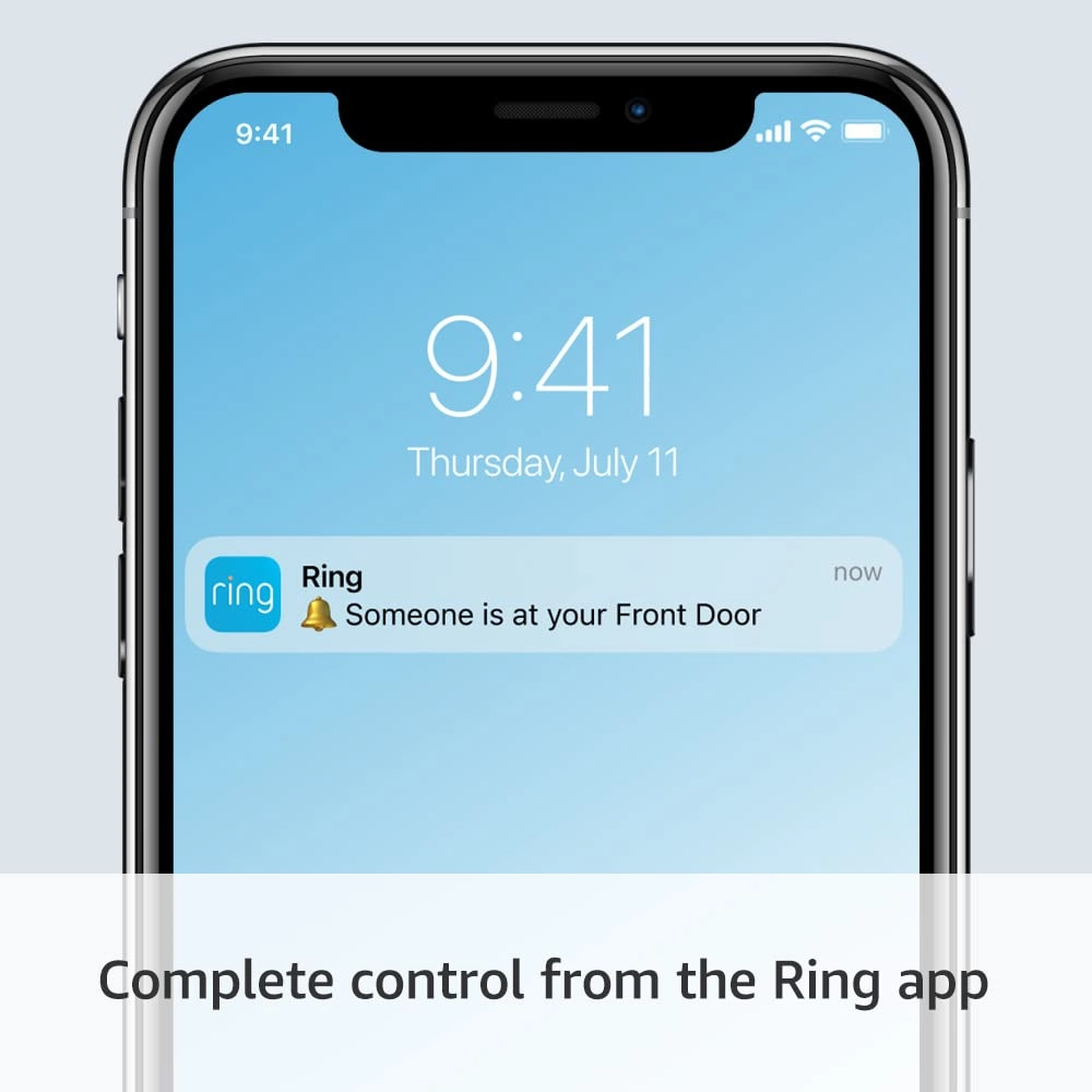 Ring Battery Video Doorbell Plus DIY Wireless Security Camera with Advanced Features