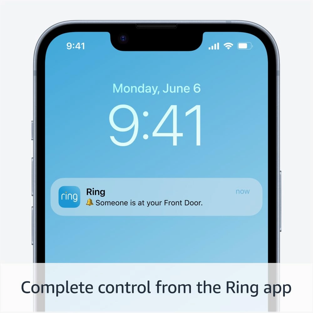 Ring Battery Video Doorbell Pro Wireless Security Camera with Advanced Features