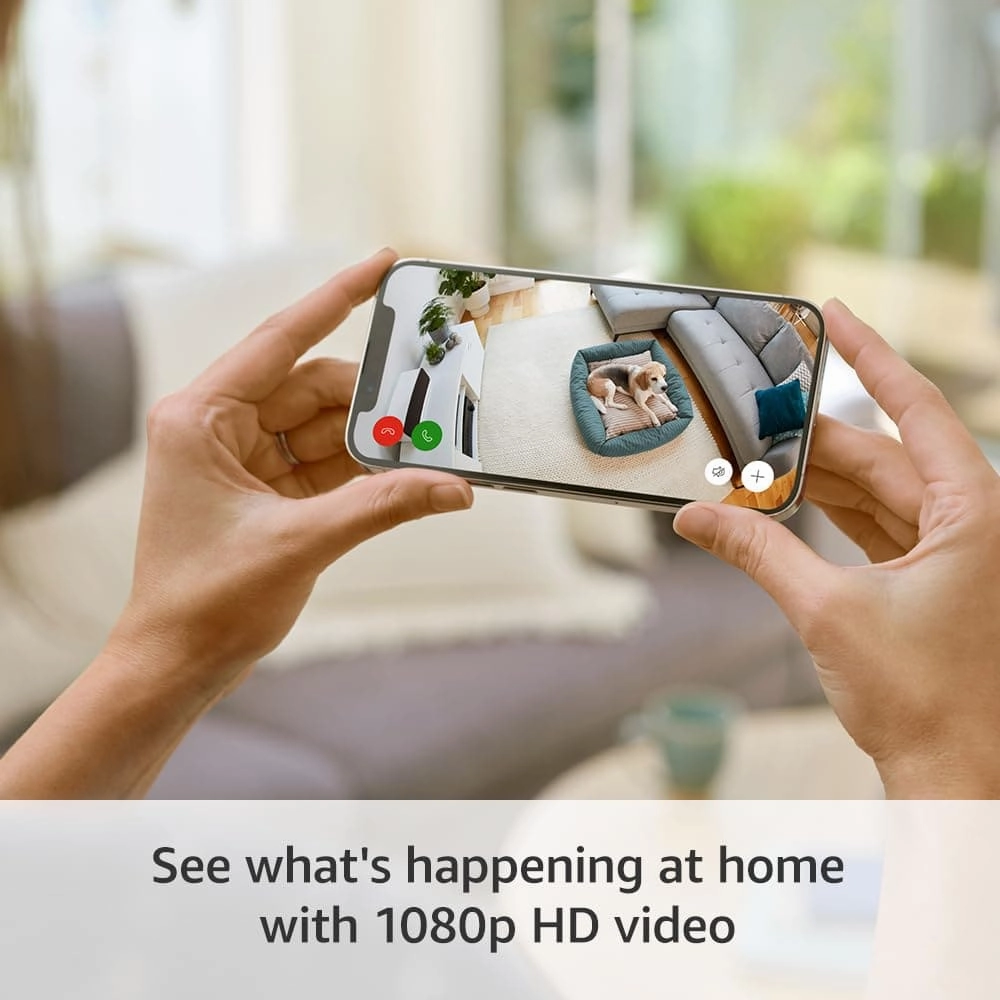 Ring Indoor Camera (2nd Gen) by Amazon  1080p HD Plug-In Pet Security Camera with Two-Way Talk, Wi-Fi, Privacy Cover, DIY Setup CCTV Alternative