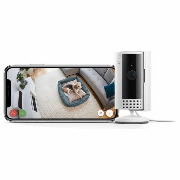 RING Indoor Camera (2nd Gen) Full HD 1080p WiFi Security Camera - White
