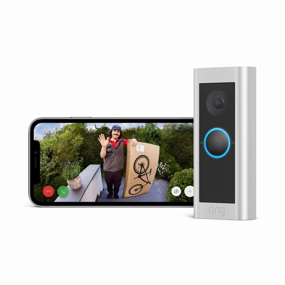Ring Pro 2 Hardwired Video Doorbell - Silver