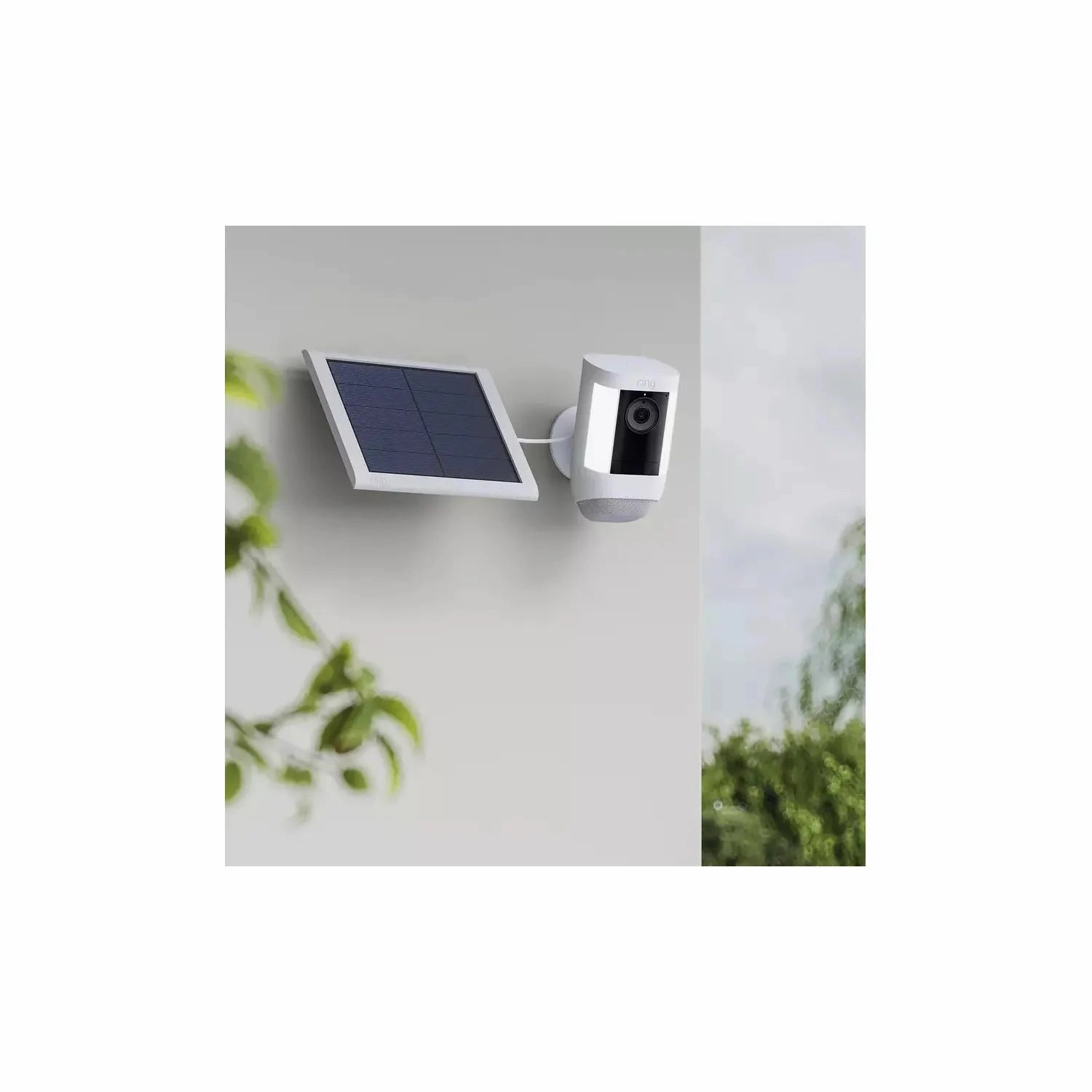 Ring Solar Panel (2nd Gen) 4W USB-C Charger for Spotlight Cam Plus & Pro White