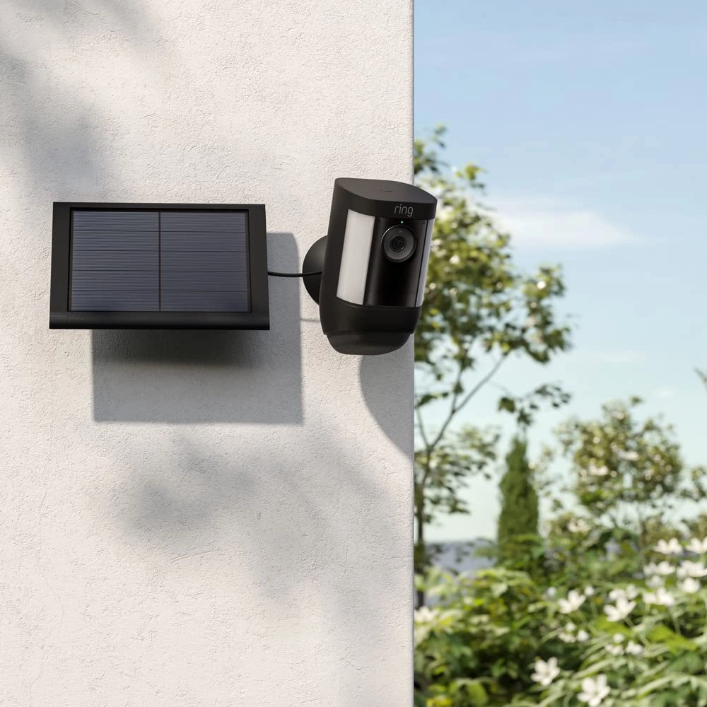 Ring Solar Panel (2nd Generation) USB-C  4W for Spotlight Cam Plus & Pro (Black)