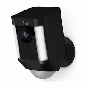 Ring Spotlight Cam Battery by Amazon | HD Security Camera with LED Spotlight, Alarm, Two-Way Talk, Battery Operated xbox console, buy xbox series x, xbox accessories online
