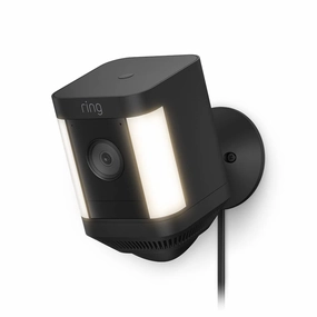 Ring Spotlight Cam Plus Plug-In by Amazon| Outdoor Security Camera 1080p HD Video, Two-Way Talk, Night Vision, LED Spotlights, Siren, alternative to CCTV system, 30-day free trial of Ring Protect xbox console, buy xbox series x, xbox accessories online