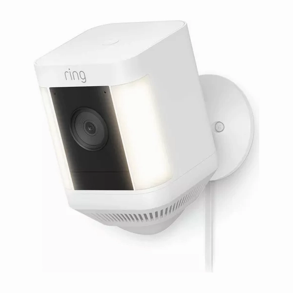 Ring Spotlight Cam Plus Plug In Security Camera - White xbox console, buy xbox series x, xbox accessories online