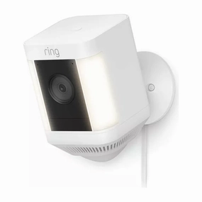 Ring Spotlight Cam Plus Plug In Security Camera - White xbox console, buy xbox series x, xbox accessories online