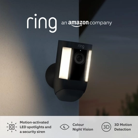 Ring Spotlight Cam Pro Battery Advanced Outdoor Security Camera with 1080p HDR Video phone accessories, mobile phone cases, best charging cable