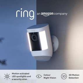 Ring Spotlight Cam Pro Battery Outdoor Security Camera with 1080p HDR Video xbox console, buy xbox series x, xbox accessories online