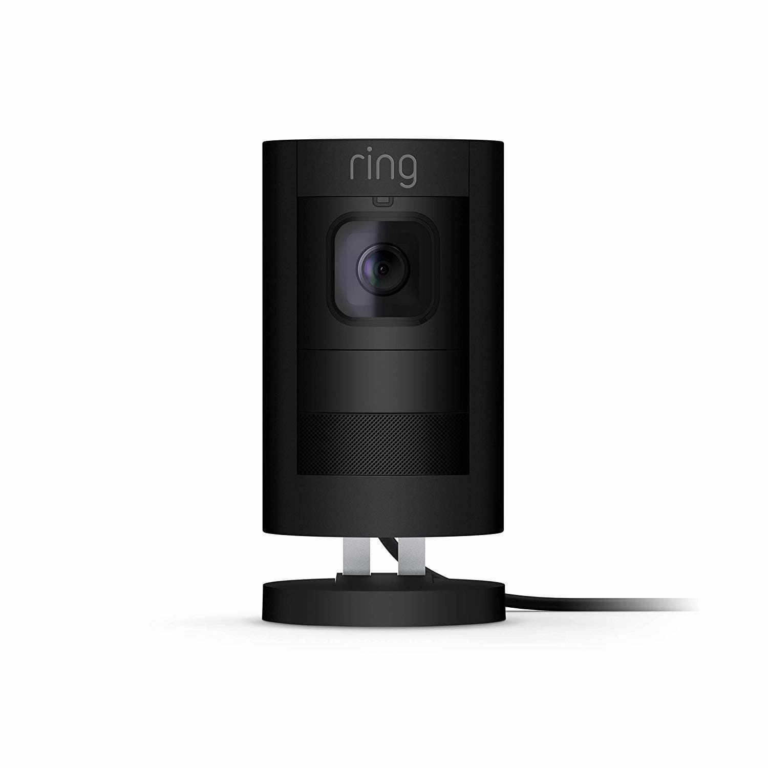 Ring Stick Up Cam Elite by Amazon, HD Security Camera with Two-Way Talk, Black, Works with Alexa