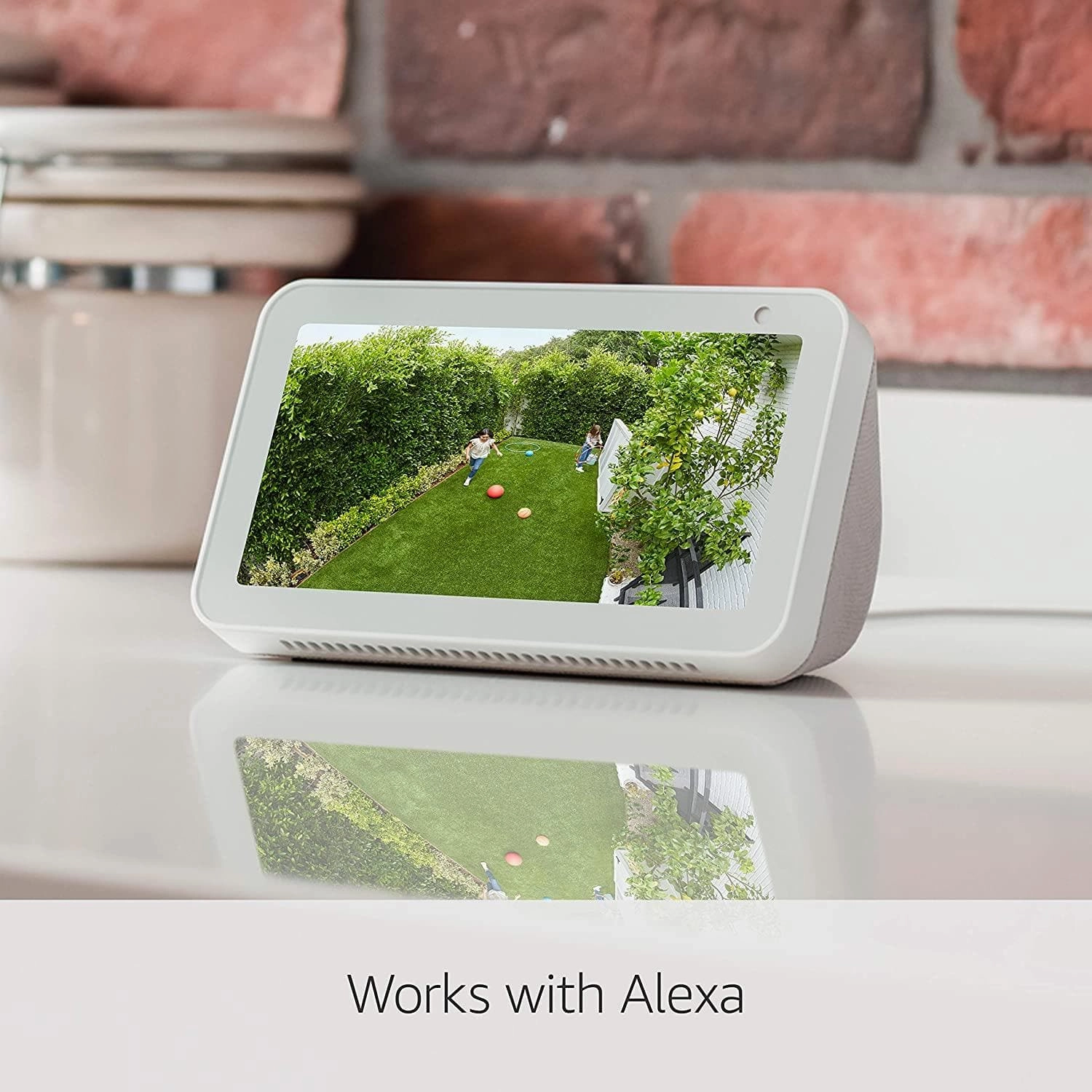 Ring Stick Up Cam, HD Outdoor Wired Home Security Camera System with Two-Way Talk, Works with Alexa