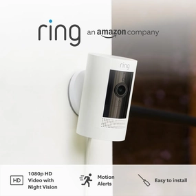 Ring Stick Up Cam Plug-In Outdoor HD Security Camera 1080p Video, Two-Way Talk, Wi-Fi, Alexa-Compatible xbox console, buy xbox series x, xbox accessories online