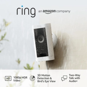 Ring Stick Up Cam Pro Plug-In Outdoor Camera by Amazon - 1080p HDR, 3D Motion Detection, CCTV Alternative   30-Day Free Ring Protect Trial xbox console, buy xbox series x, xbox accessories online