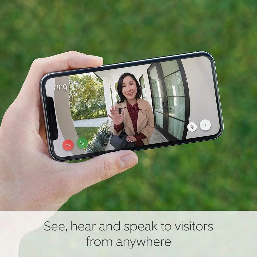 Ring Video Doorbell (2nd Gen) - Satin Nickel Finish