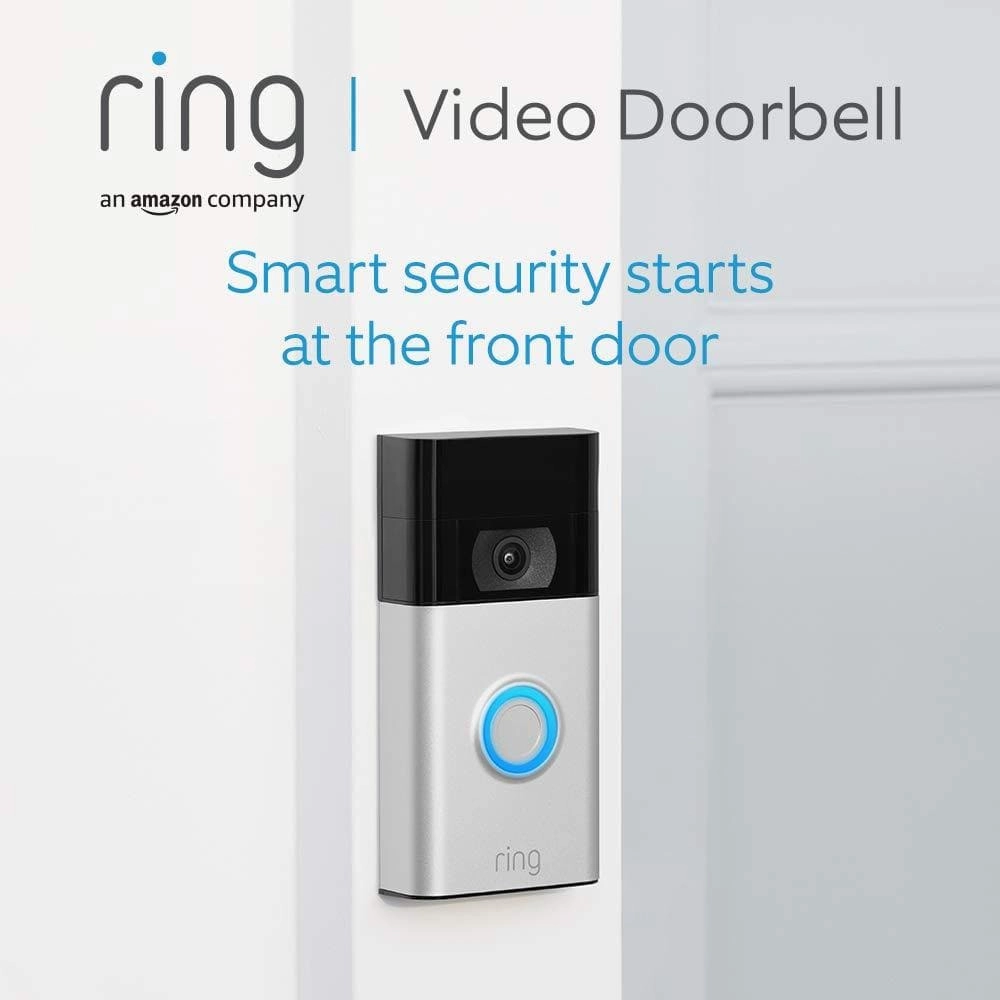 Ring Video Doorbell (2nd Gen) - Satin Nickel Finish