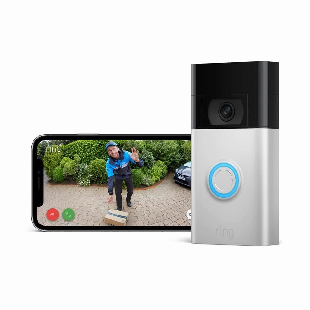 Ring Video Doorbell (2nd Gen) - Satin Nickel Finish