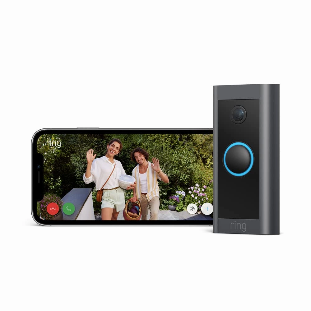 Ring Video Doorbell Wired Hardwired Security Camera with 1080p HD Video